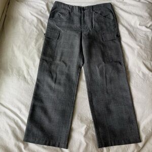 Comme des Garcons Gray Wide-Leg Pants